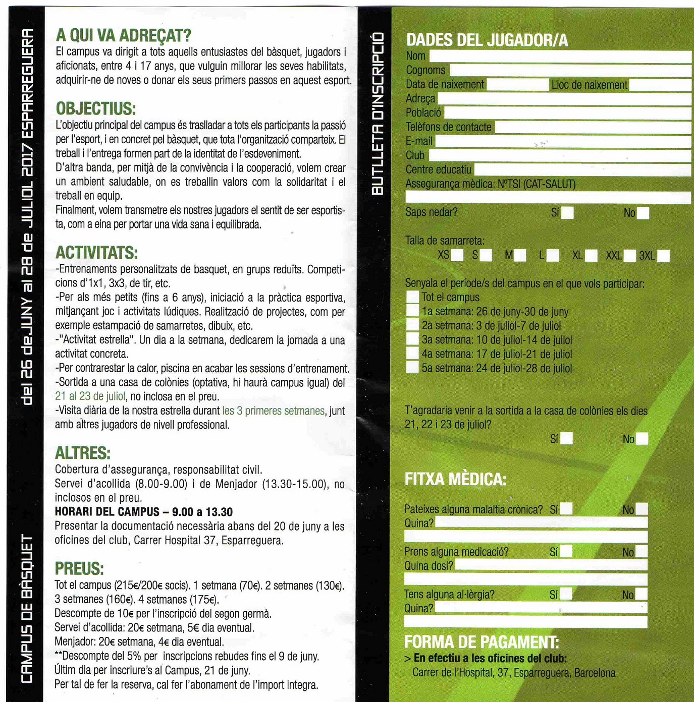 El Campus d’estiu ja és aquí!