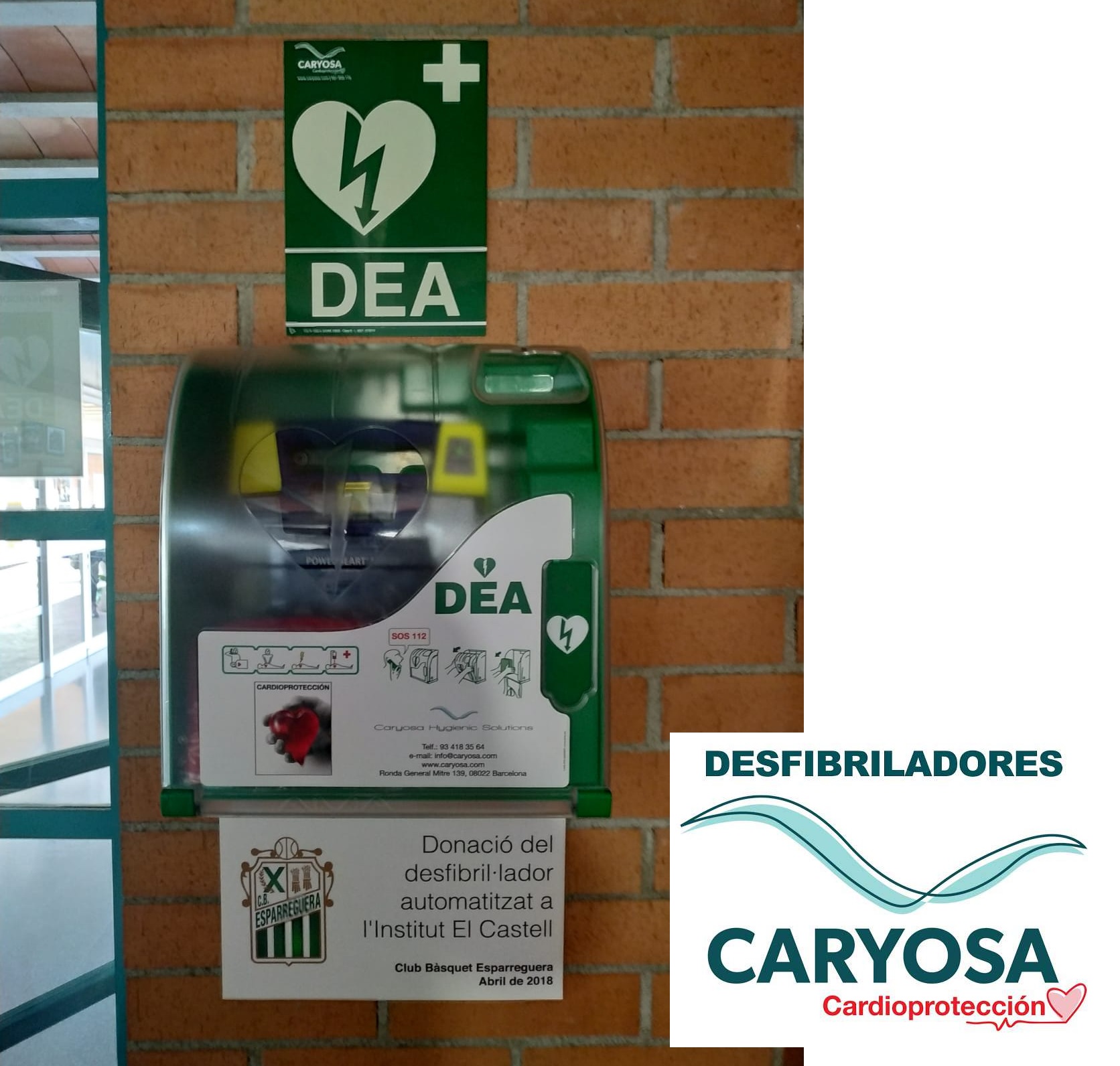 L’IES el Castell creix com a espai cardioprotegit