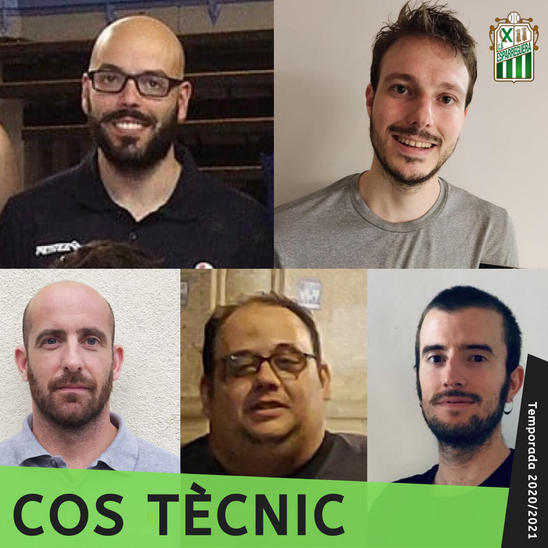 Nou cos tècnic del Tenea Sènior Masculí 2020/21
