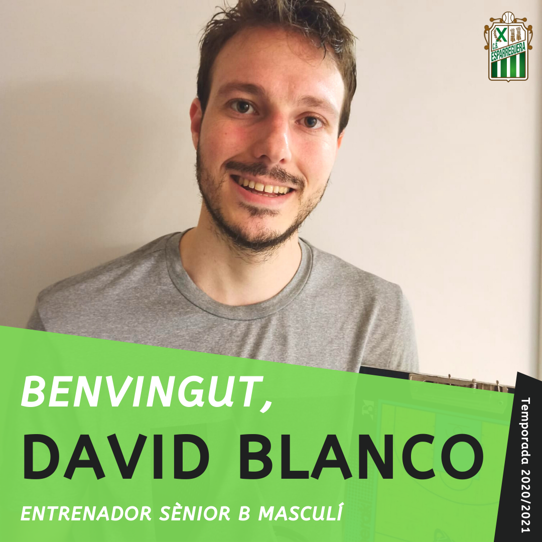 David Blanco nou entrenador del Sènior B masculí