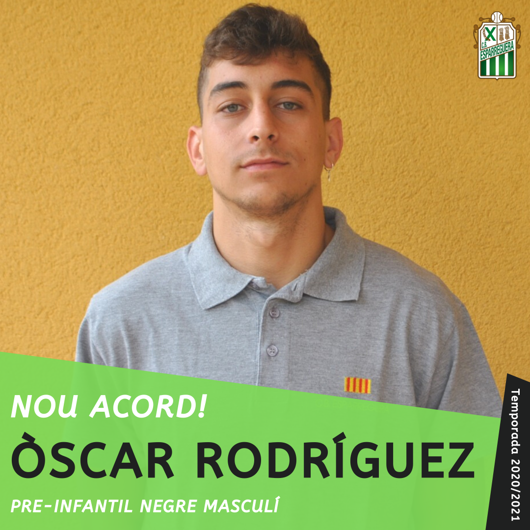 Òscar Rodríguez, nou entrenador del Pre-Infantil Negre masculí