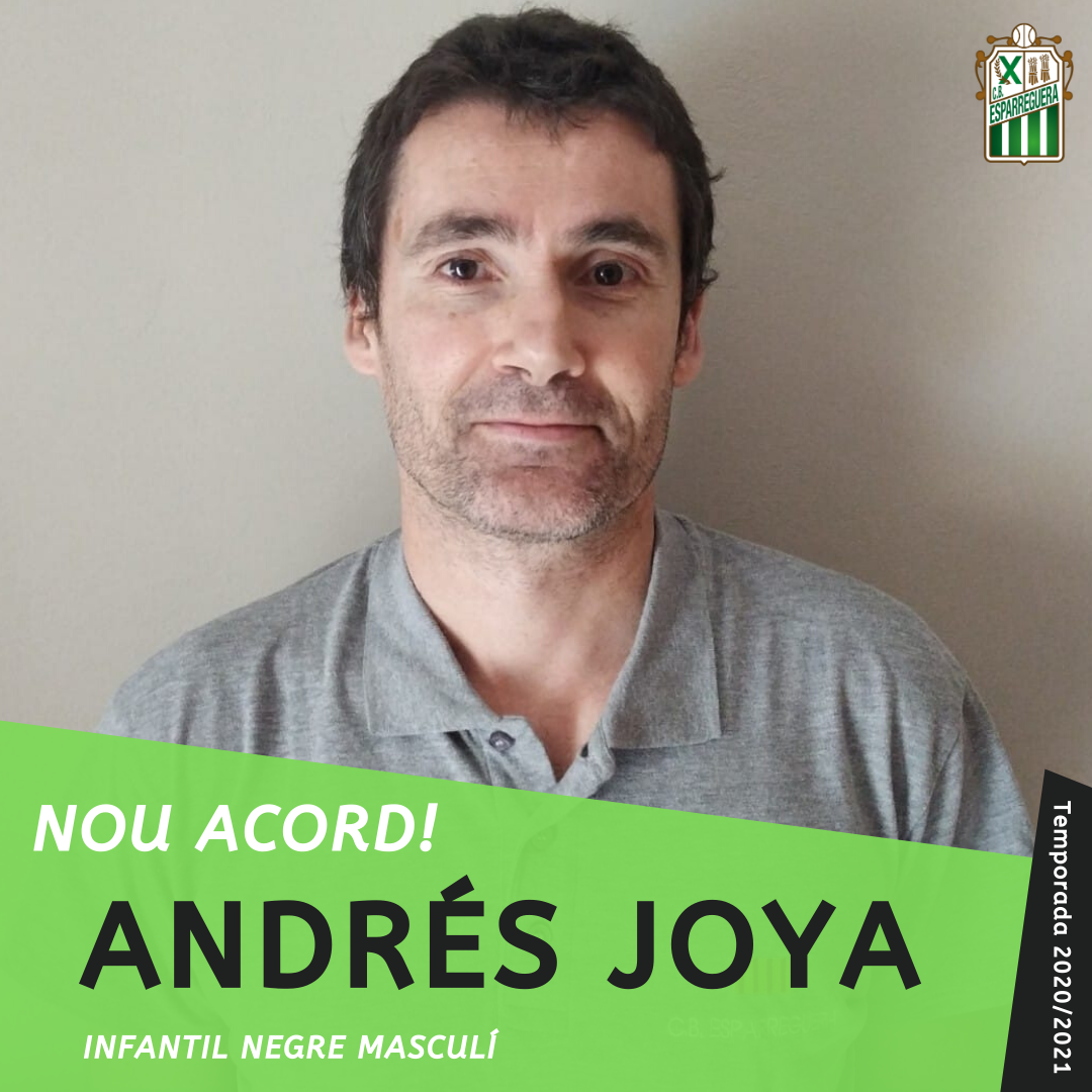 Andrés Joya, entrenador del Clínica Dental Unzeta Infantil Negre masculí