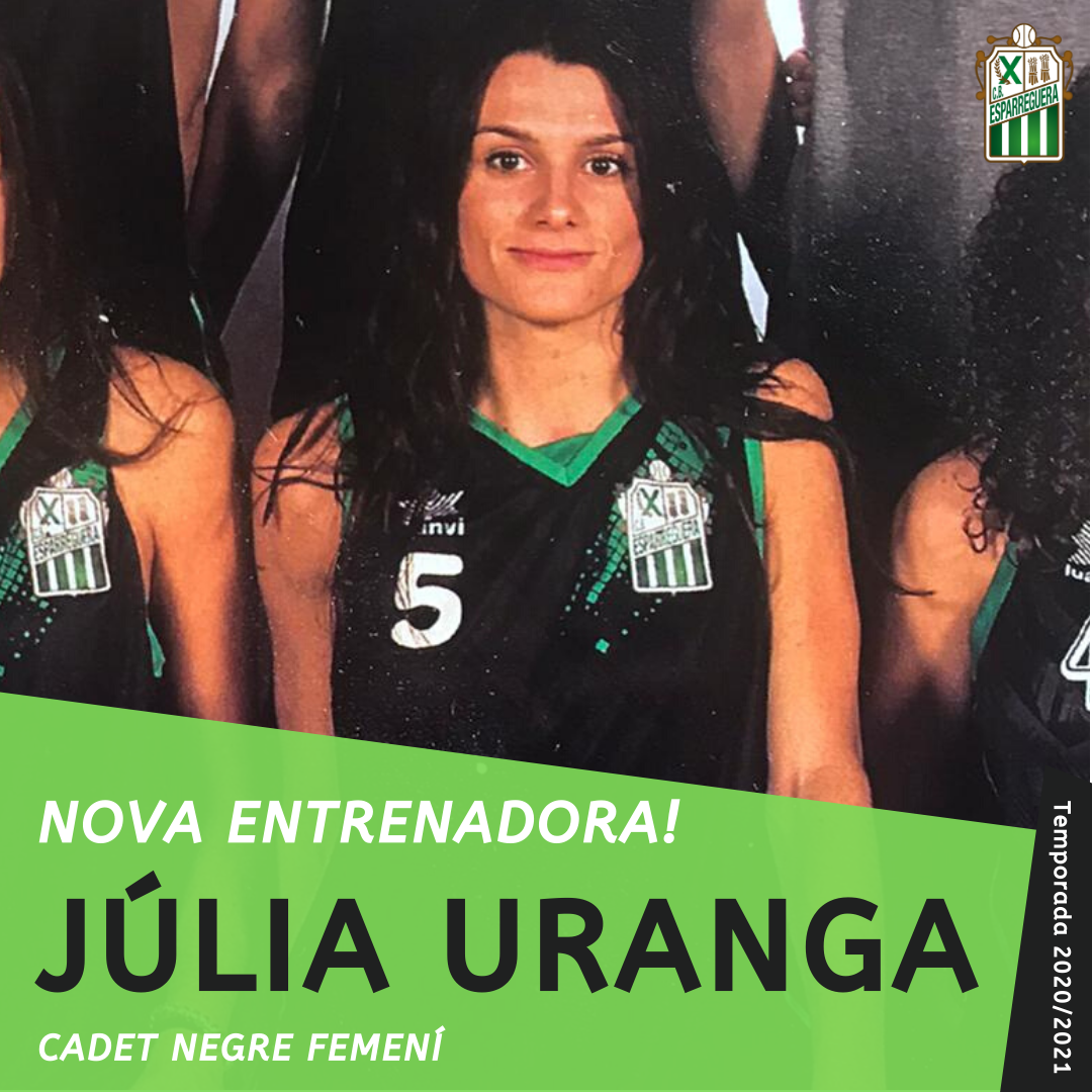 Júlia Uranga nova entrenadora del Cadet Negre femení