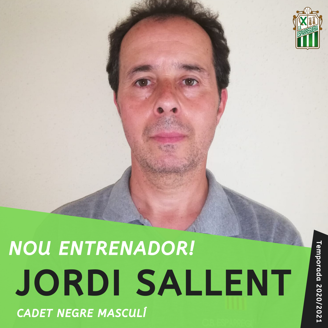 Jordi Sallent nou entrenador del Cadet Negre masculí